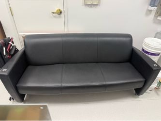 Modern black sofa