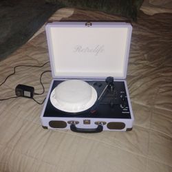 Retrolife Record Player /Bluetooth/Radio Am Fm