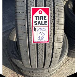 235-45-18 Michelin Primacy Full Used Tire Set (Tesla) $250 Free Mounting And Balancing