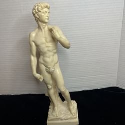 David Of Michaelangelo Vintage Statue Made In Italy 11.5 "Rare