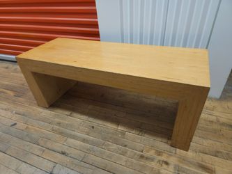 Contemporary solid wood bench or coffee table