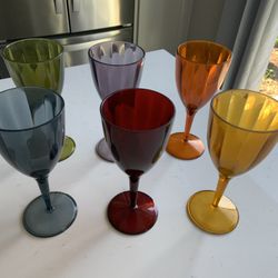 Acrylic Wine Glasses