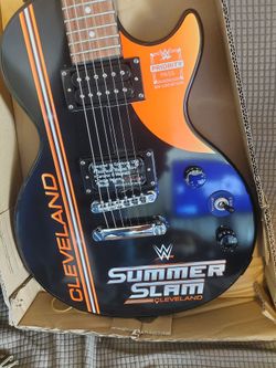 WWE SUMMER SLAM STAGE PASS Epiphone Les Paul Electric Guitar Pick Up Only Hudson Florida