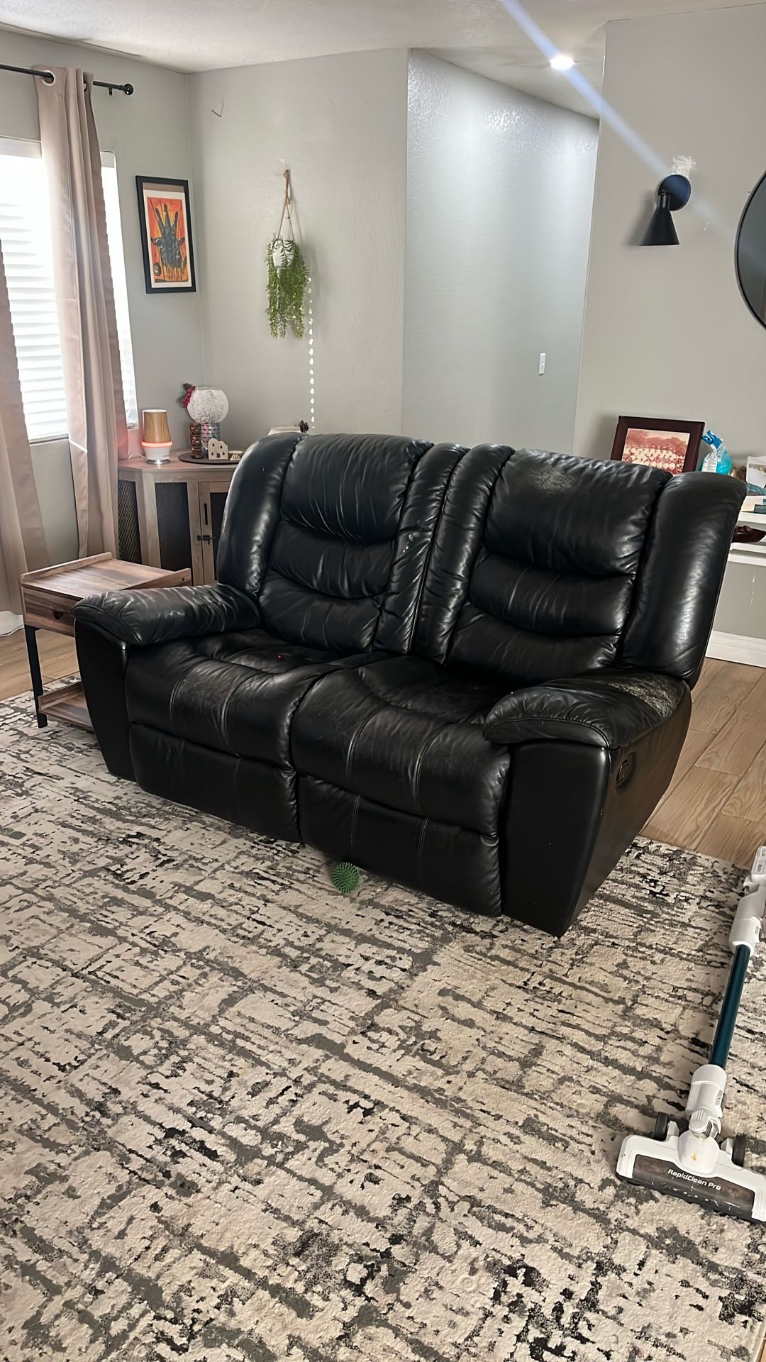 Leather Reclining Sofa Set – 2-Seater + 3-Seater