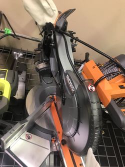 Ridgid 10” sliding Miter Saw