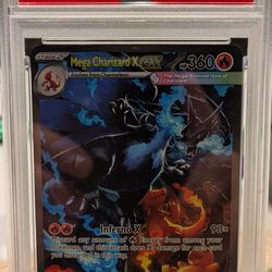 Mega Charizard X ex SIR PSA 9