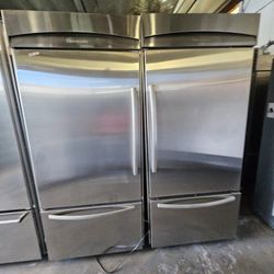 72" THERMADOR BUILT IN BOTTOM FREEZER STAINLESS STEEL 