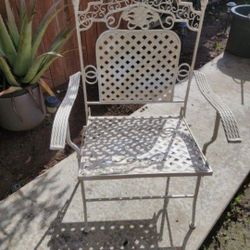 Metal Iron Folding Chair