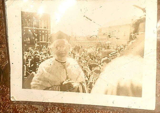 Original Photo Of Pope In Chicago In 70s