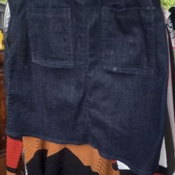NEW. Size 4, Dark Blue Jean Skirt. $8