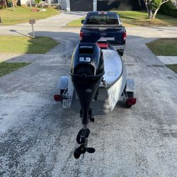 Gheenoe Lowsider 25 Mercury 9.9 Outboard