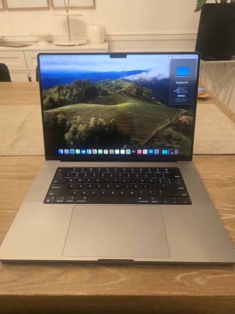 MacBook pro 16" M1 