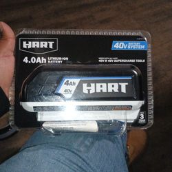 Hart 4 AH 40v Lithium battery 