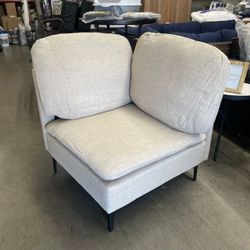 Almond Linen Corner seat
