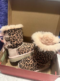 UGG Australia Toddler BAILEY BOW II Boots Leopard