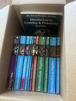 AOPS- Art Of Problem solving Books- $10 Each