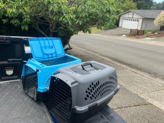Small Dog Cat Rabbit Bunny Kennel Crate Carrier Like New 24" L by 14” W by 14” H $25 Each