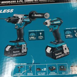 Makita New Kit Hammer Drill And Impact