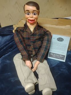 Dan O' Day Vintage Ventriloquist Man Doll Jimmy Nelson Juro Novelty w/Bo