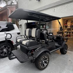 evolution golf cart, low miles, street legal lithium battery