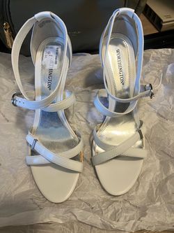 Worthington White Strappy Heeled Sandals Size 7.5