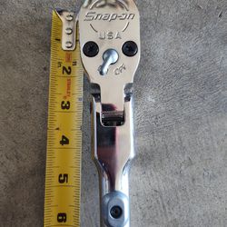 1/2 Snap On Flex Head Ratchet And 3/8 In. Professional Head Angle Torque Wrench 