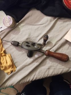 Vintage hand drill