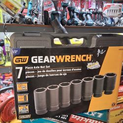 GREARWRENCH  7 PIECE AXLE NUT SET