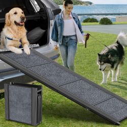 Portable Dog Ramp For Car, 63" Long & 17" Wide 