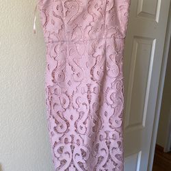 Size 4 Blush Color Dress