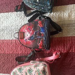 3 Stranger Things Mini Backpacks 
