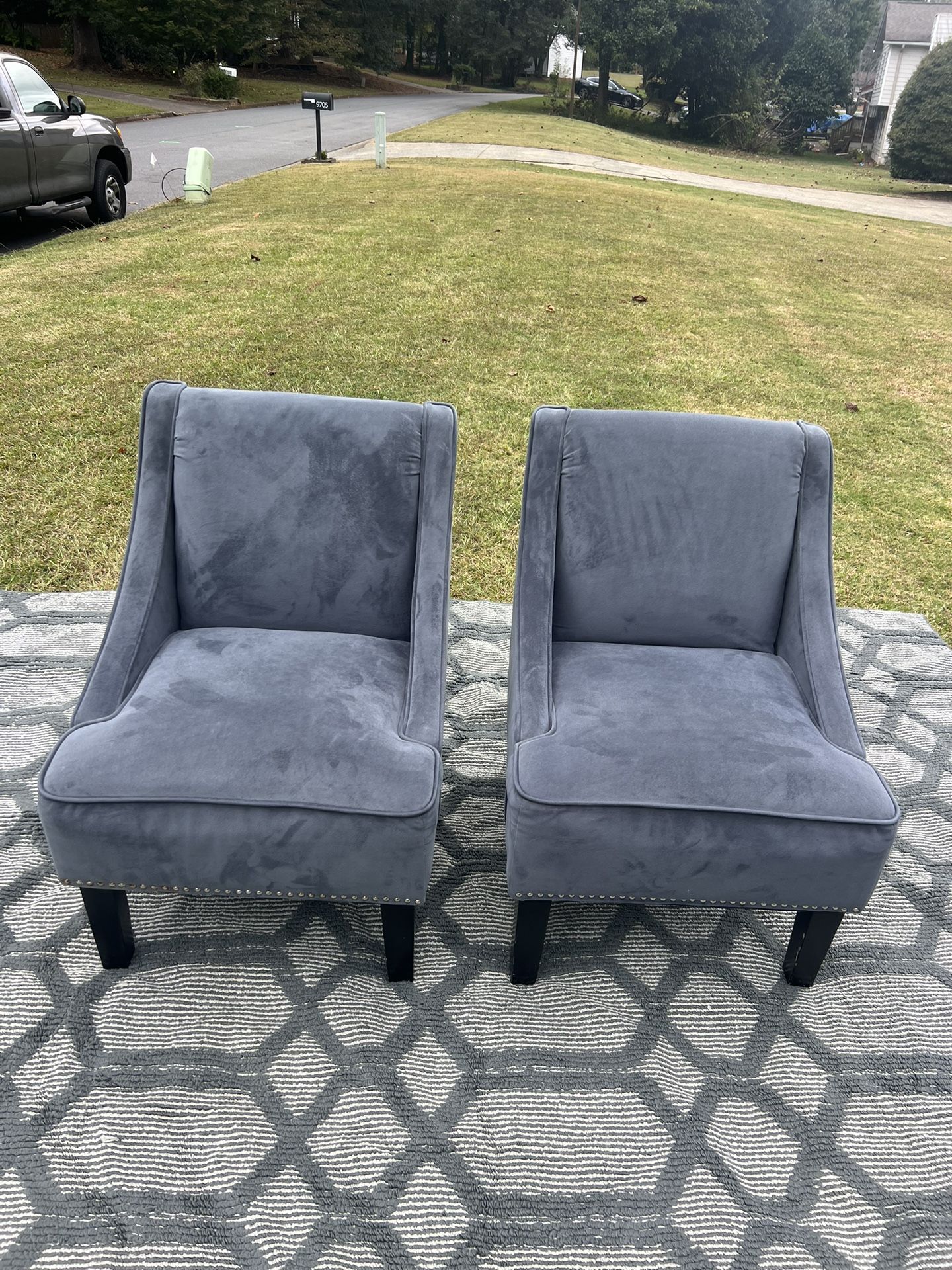 Grey Two living room, chairs