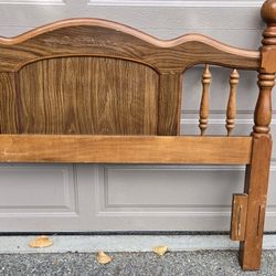 Queen Oak Bed Frame