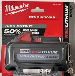 Milwaukee M18 18-Volt Lithium-Ion HIGH OUTPUT XC 8.0 Ah Battery