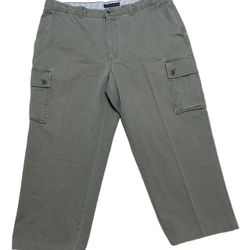 Tommy Hilfiger Cargo Pants Men’s 40x32 Tan Brown Workwear Utility Casual Outdoor