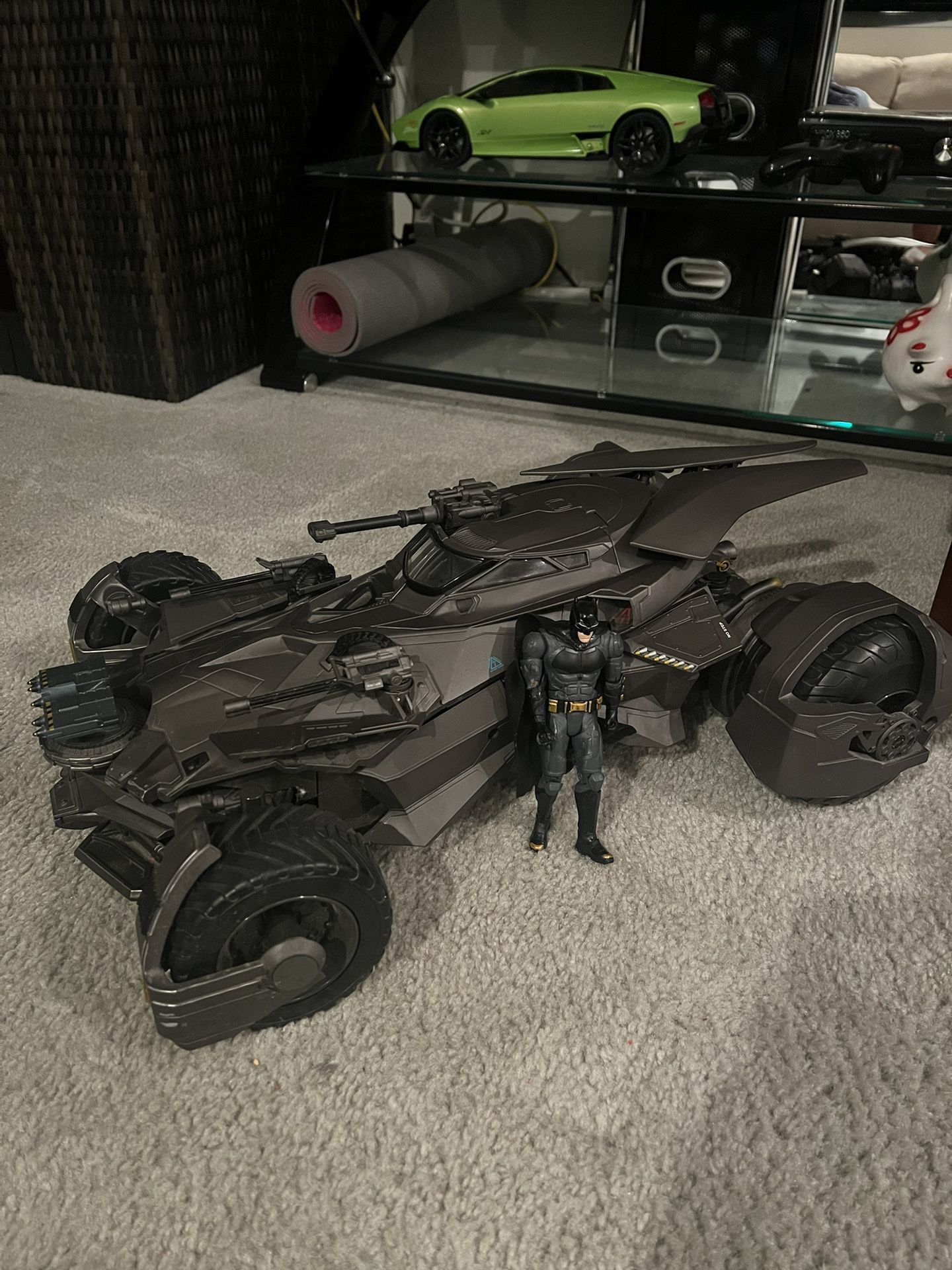 Mattel Ultimate Justice League Remote Control Batmobile.