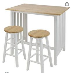 Hardwood Breakfast Set - Like New
