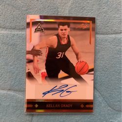 2022 Leaf Gold Rookies Kellan Grady #GLR-KG1 Autographed Rookie Card