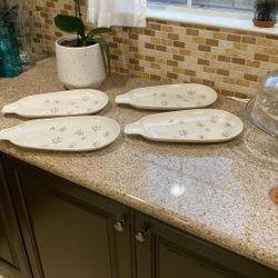 Plates / Franciscan  Echo Snack Plates / Franciscan Dinnerware