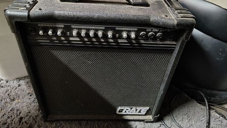Crate GX-30 with a guitar bag and chords that a brand new