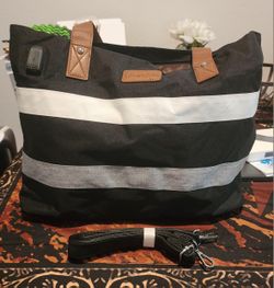 Woman's Purse With Phone Charger Built In