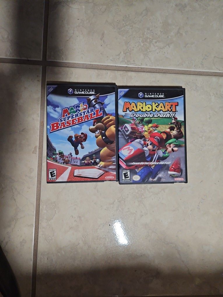 MarioKart Double Dash & Mario Superstar Baseball