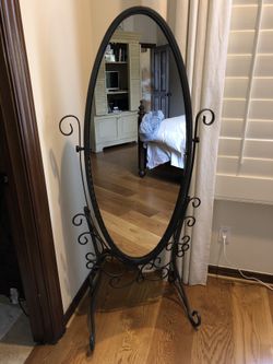 Cast iron mirror