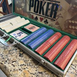 Poker Chip Set Good condition