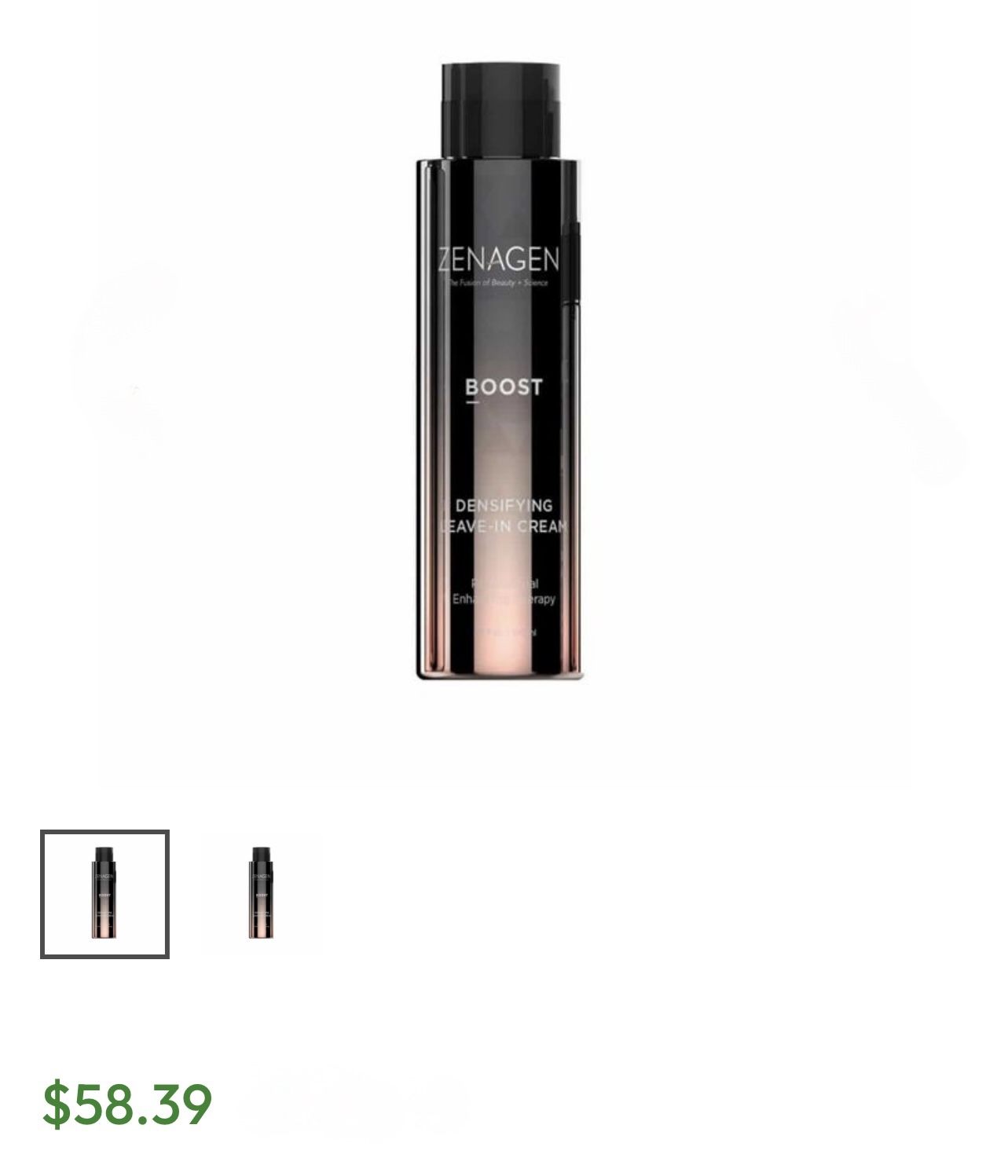 Zenagen Boost Densifying Leave In Cream