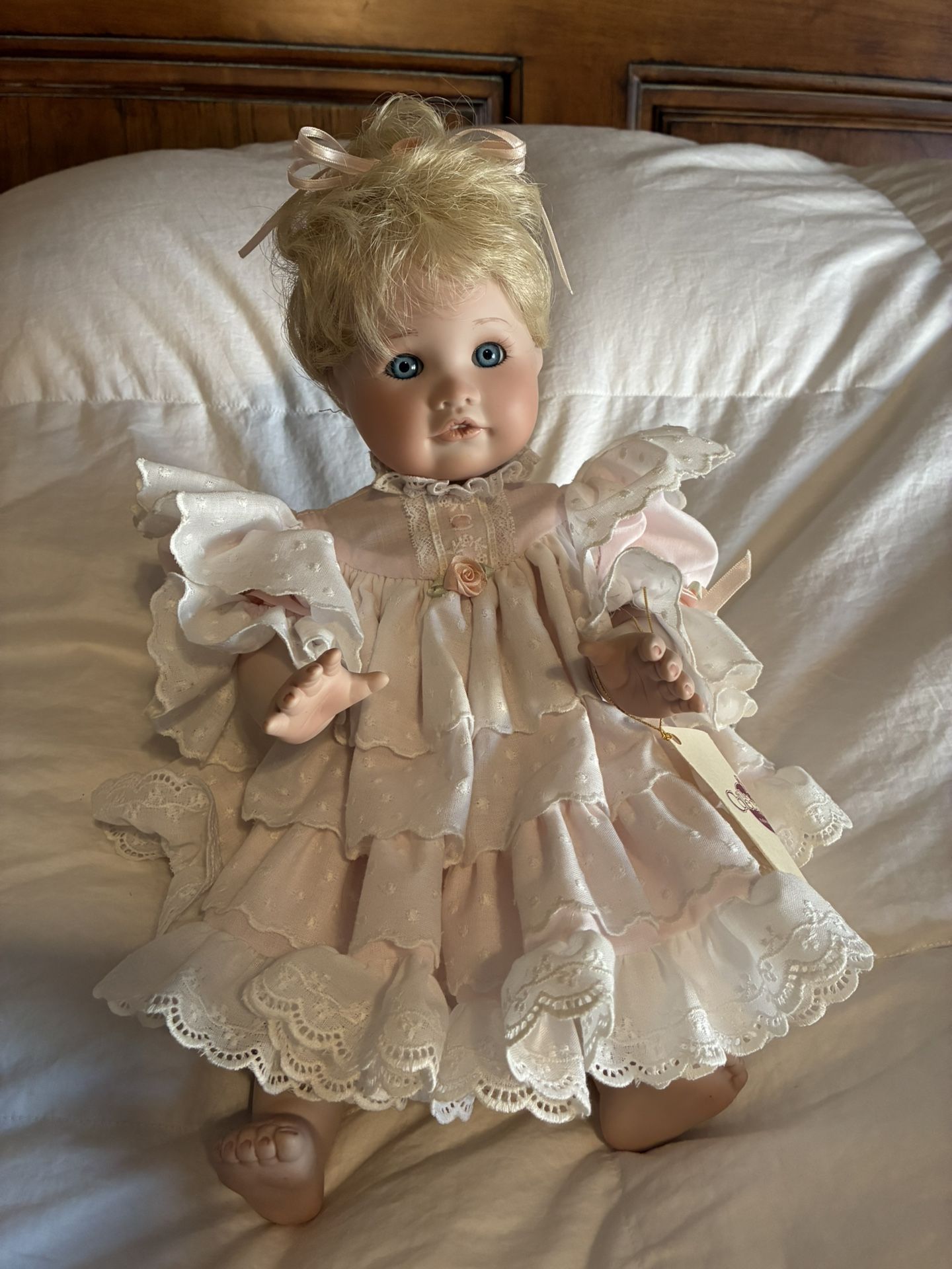 Darling Collectible  Porcelain Doll 
