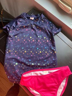 Rash Guard size 7/8 swim suit for girls