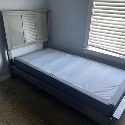 Twin Bed And Nightstand Set