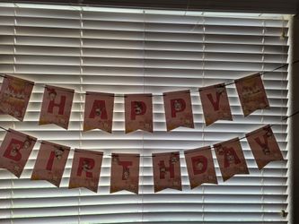 My Melody Birthday Banner