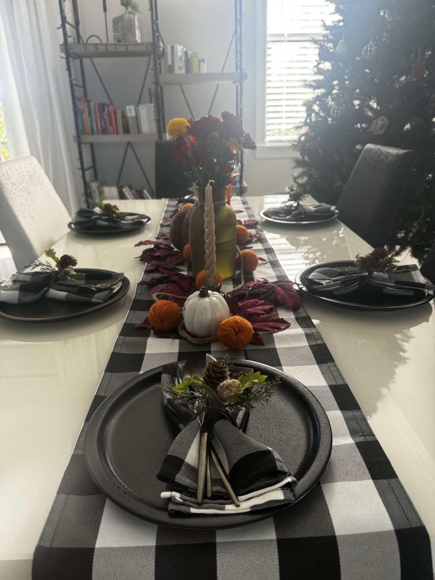 Glass Table With 6 Chairs